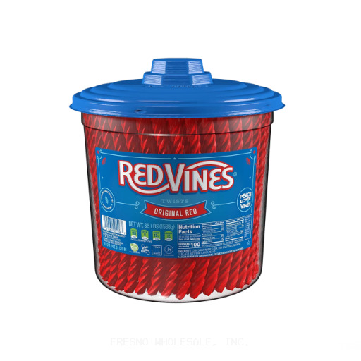 RED VINE JAR 1CT/56Z BLACK LICORICE