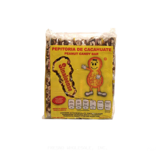 SINALOENSE 20/40G PEANUT CANDY BAR