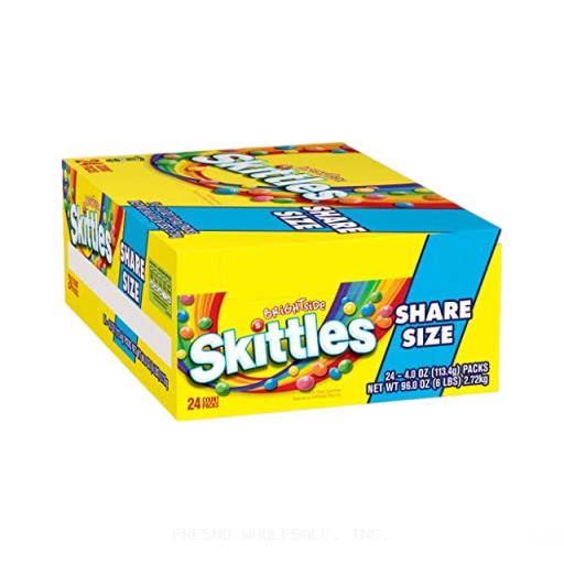 SKITTLES BAG 12/4.2Z GUMMIES ORIGINAL