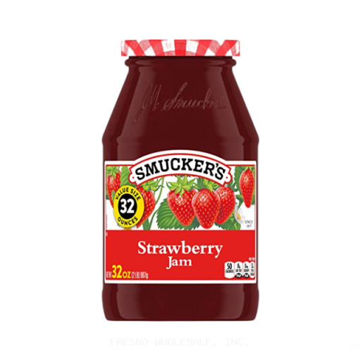 SMUCKER 12/32Z STRAWBERRY JAM