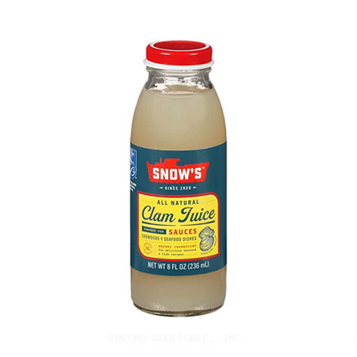 SNOW 12/8Z CLAM JUICE SAUCES