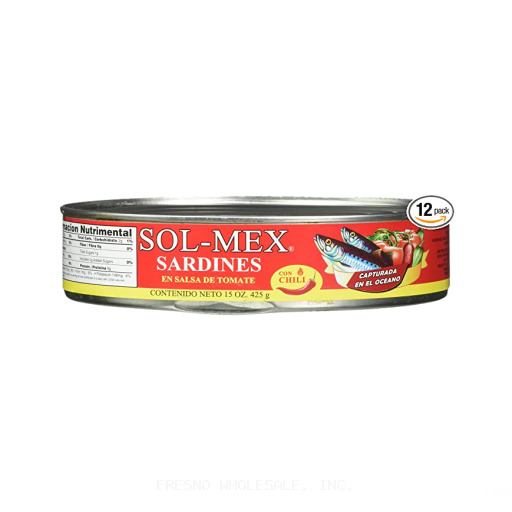 SOLMEX 12/15Z SARDINES TOMATE SAUCE