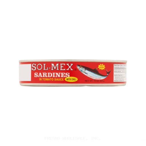 SOLMEX 12/15Z SARDINES TOMATE SAUCE CHILI