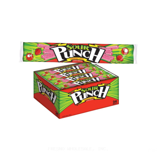SOUR PUNCH RS 24CT STRAWBERRY