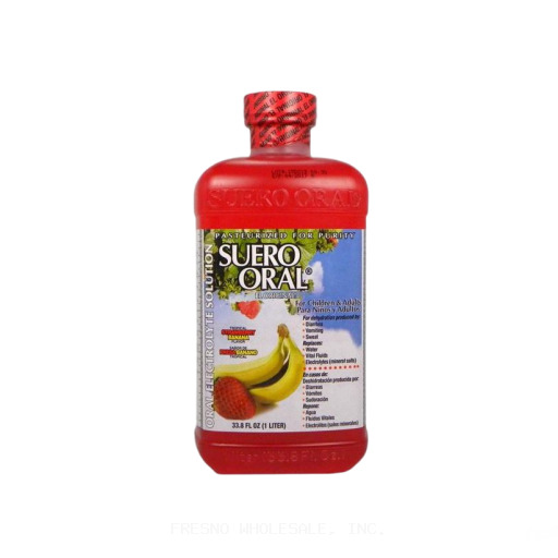 SUERO ORAL 8/33Z STRAWB/BANANA