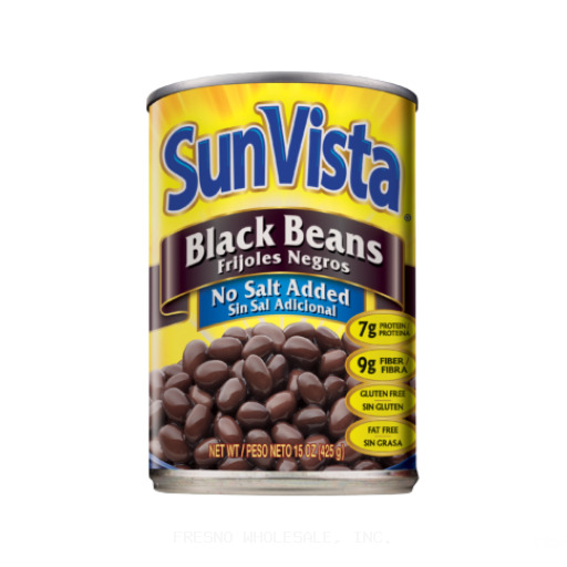 SUN VISTA 12/15Z BLACK BEANS