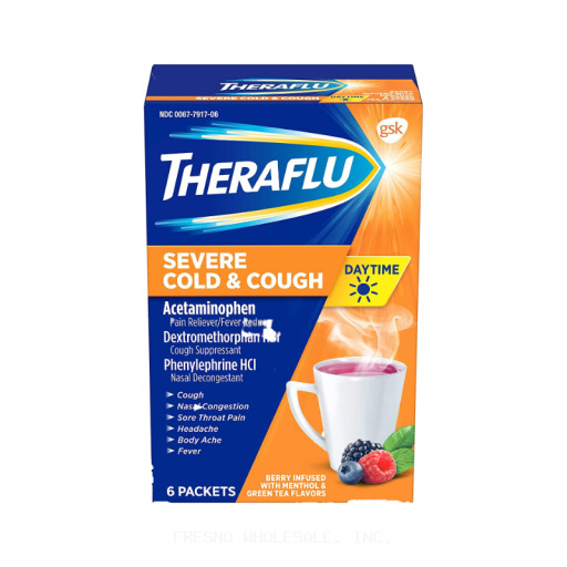 THERAFLU 6CT NIGHTTIME MAX STRENGTH HONEY LEMON