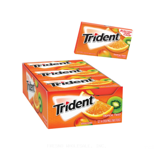 TRIDENT 12CT TROPICAL TWIST