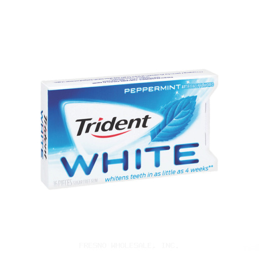 TRIDENT 9CT WHITE PEPPERMINT