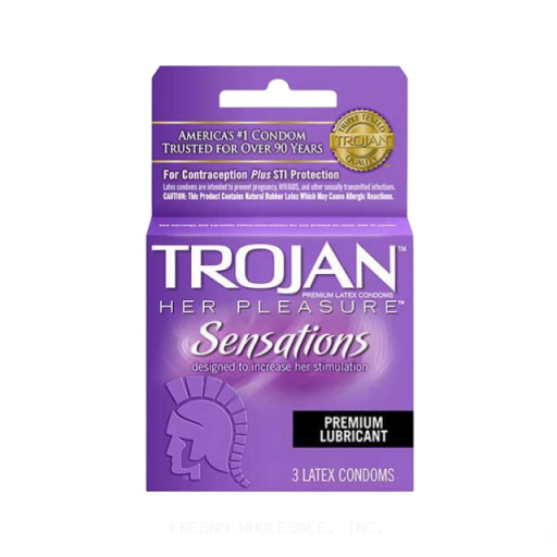 TROJAN 1PK/6CT HER PLEASURE