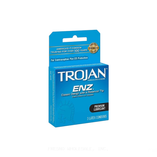 TROJAN 6CT ENZ BLUE LUBRICATED