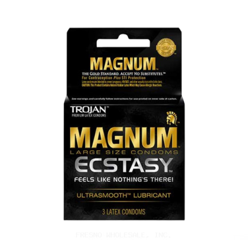 TROJAN 6CT MAGNUM LUBRICATED