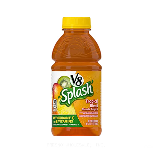 V8 SPLASH 12/16Z TROPICAL BLEND