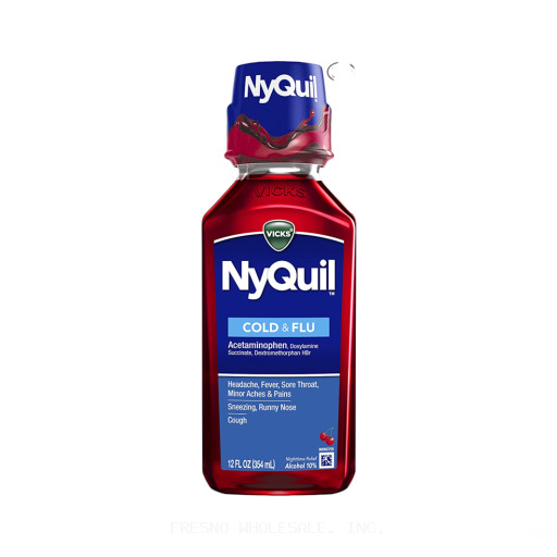 VICKS NYQUIL 8Z CHERRY COLD & FLU