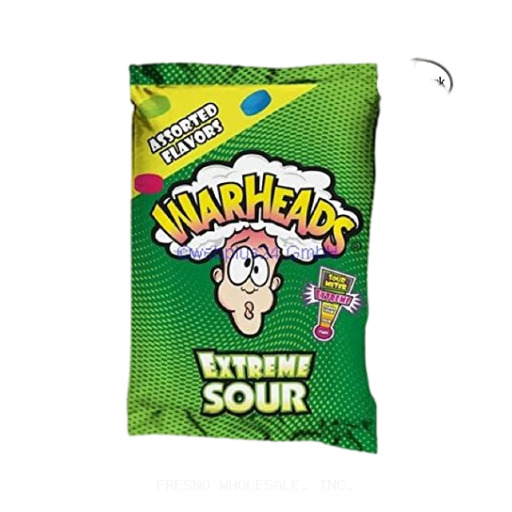 WARHEADS 12CT/1Z EXTREME SOUR