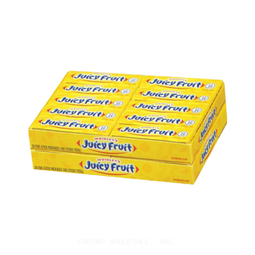 WRIGLEY .50 TWIN 40CT JUICY FRUIT