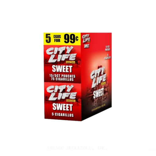 GOOD TIMES CITY LIFE PP 5F1.49 15PH/5CT CIGARS SWEET