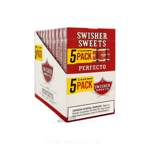 SWISHER SWEETS 10PH/5PK CIGARS WOOD TIPS