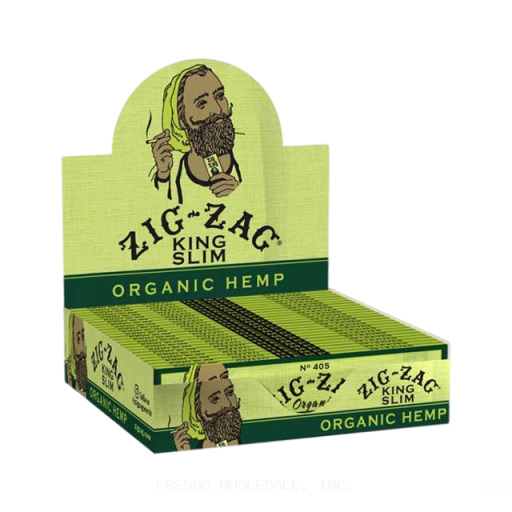 ZIG ZAG HEMP 24CT ORGANIC KING SLIM