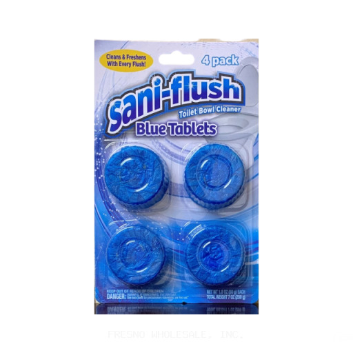 SANI-FLUSH 4PK BLUE TABLETS