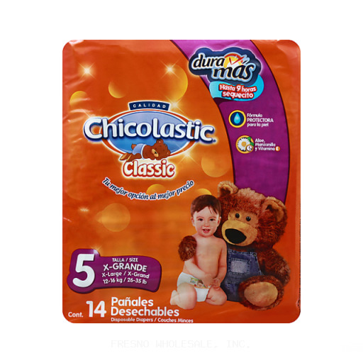 CHICOLASTIC DIAPERS 5/XL