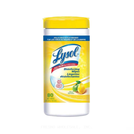 LYSOL 6/80CT WIPES CITRUS