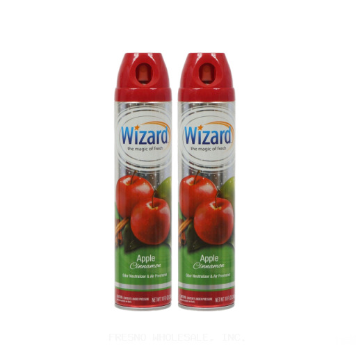 WIZARD 12/10Z APPLE CINNAMON AIR FRESHENER