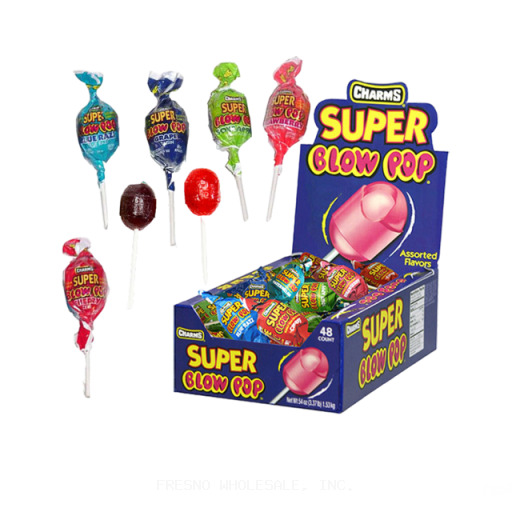 CHARMS 48CT SUPER BLOW POP(2856)