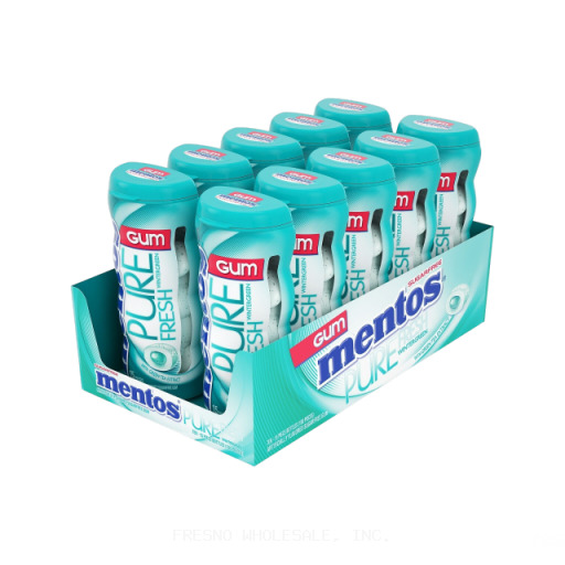 MENTOS GUM 4CT RED FRUIT LIME TROPICAL