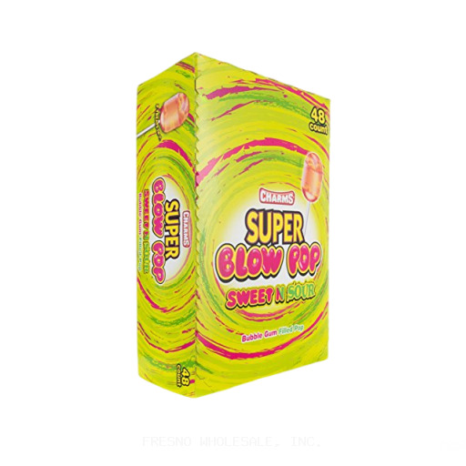 CHARMS 48CT SUPER BLOW POP SWEET/SOUR