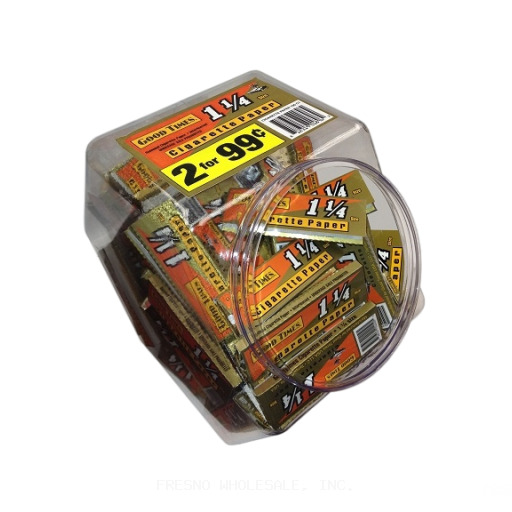 GOOD TIMES 25CT PINK ROLLING PAPERS JAR