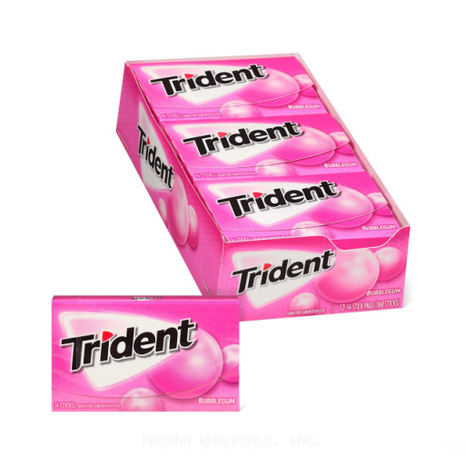 TRIDENT 12CT BUBBLE GUM