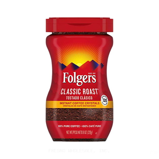 FOLGERS 6/8Z INSTANT COFFEE
