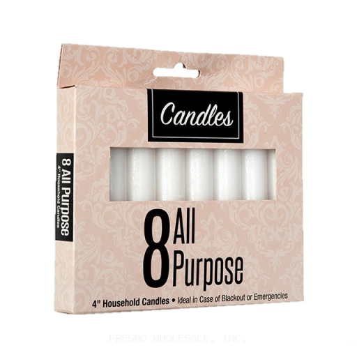 NUVALU 8CT/4" CANDLES ALL PURPOSE