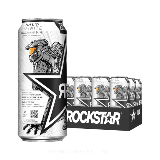 ROCKSTAR 12/16Z PURE ZERO FRUIT PUNCH