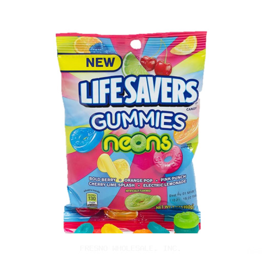 LIFESAVERS BAGS 12/7Z GUMMIES EXOTICS