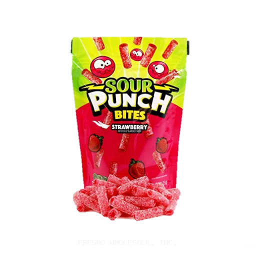 SOUR PUNCH BITES 12/5ZSTRAWBERRY