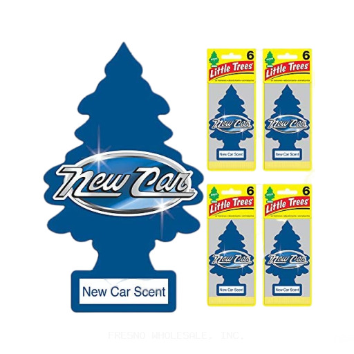 LITTLE TREES 1PK/24CT NEW CAR SCENT