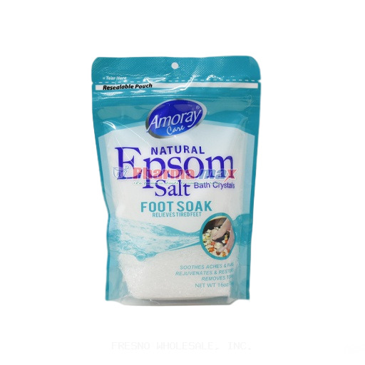AMORAY CARE 16Z EPSOM SALT FOOT SOAK