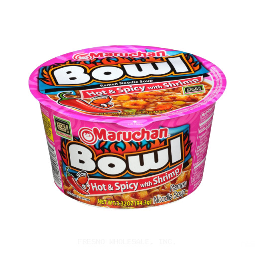 MARUCHAN BOWL 6/3Z HOT/SPICY SHRIMP(100303)