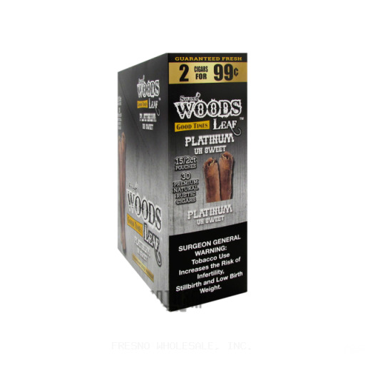GOOD TIMES SW LEAF 15PH/2CT CIGARS PLATINUM UNSWEET