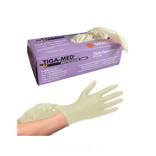 BASIC LATEX GLOVES 100CT LARGE