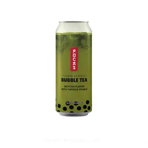 POCAS BUBBLE TEA 24/16Z MATCHA