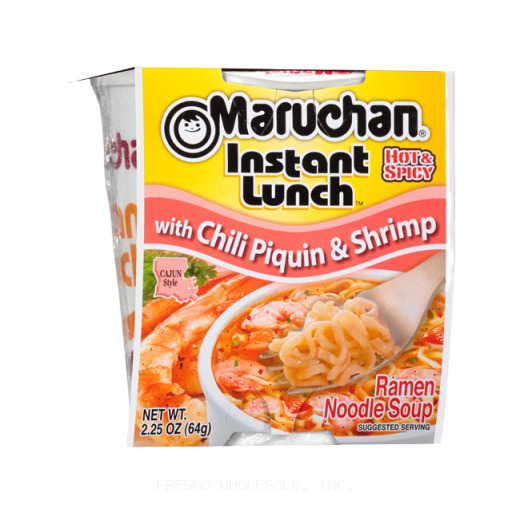MARUCHAN CUP 12/2.2Z CHILI PINQUIN & SHRIMP(100128)