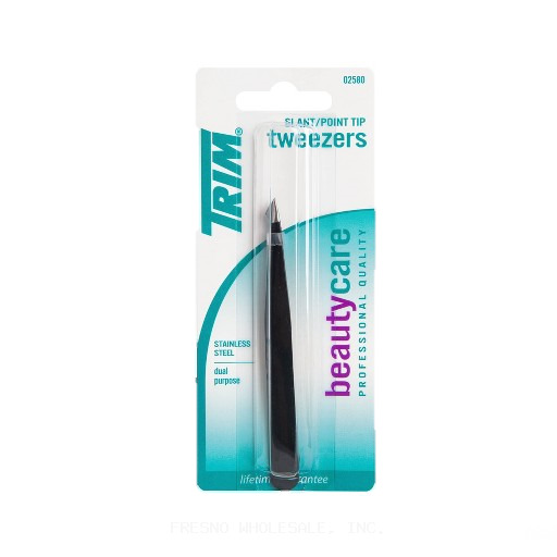 TRIM 1CT SLANT TIP TWEEZERS