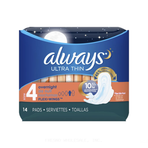 P&G ALWAYS 6/16CT ULTRA THIN SIZE 4