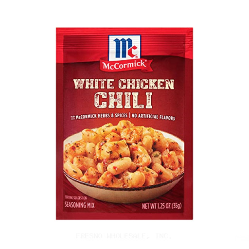 MC CORMICK 12/1.25Z WHITE CHICKEN CHILI SEASONING MIX