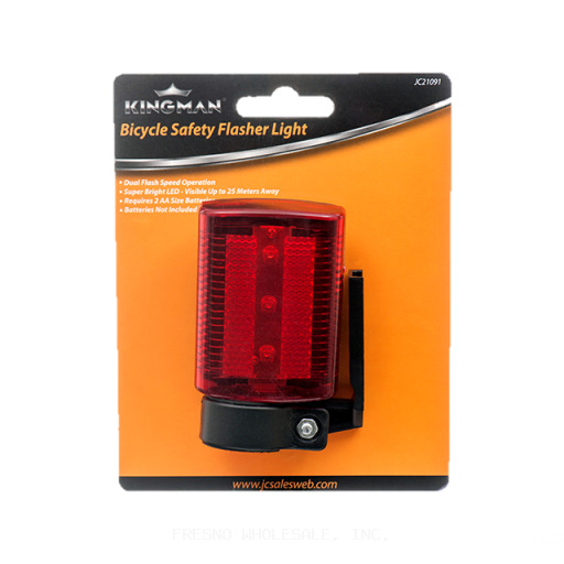 KINGMAN 2CT BICYCLE SAFETY FLASHER LIGHT