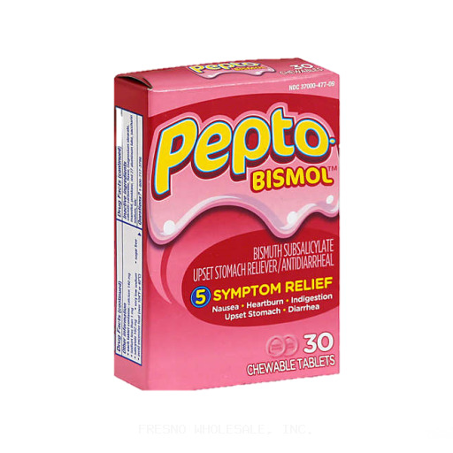 PEPTO BISMOL 32CT CHEWABLES DISPLAY