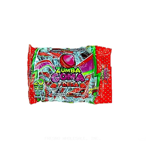 ZUMBA PICA GOMAS FRESA